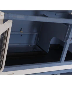 Dehner Kaninchenstall Original Mit Wärmedämmung, Ca. B114/H116/T57 Cm -Garten Und Außenbereich 4440830 WE D 001 DehnerMarkenqualitaetKaninchenstallIsoliertBlau