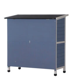 Dehner Kaninchenstall Original Mit Wärmedämmung, Ca. B114/H116/T57 Cm -Garten Und Außenbereich 4440830 WE FS 004 DehnerMarkenqualitaetKaninchenstallIsoliertBlau