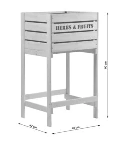 Dobar Hochbeet Obstkiste, Ca. B49/H90/T42 Cm -Garten Und Außenbereich 4442349 WE DE 002 Dobar Hochbeet Obstkiste