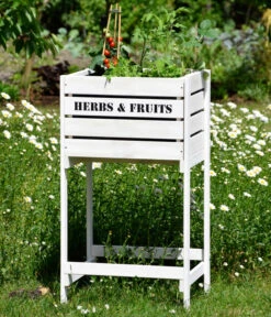 Dobar Hochbeet Obstkiste, Ca. B49/H90/T42 Cm -Garten Und Außenbereich 4442349 WE MO 001 DobarHochbeetNEU