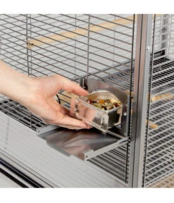 Montana Vogelvoliere Madeira III, Platinum -Garten Und Außenbereich 5187547 WE D 002 PPVoliereMadeiraIIIPlatinum