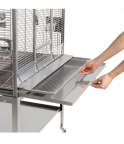 Montana Vogelvoliere Madeira III, Platinum -Garten Und Außenbereich 5187547 WE D 003 PPVoliereMadeiraIIIPlatinum