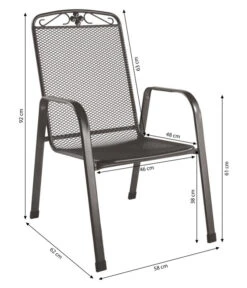 MWH Metall-Gartensessel Savoy -Garten Und Außenbereich 5312046 WE BG 001 MwhMetallGartensesselSavoyStapelsesselSavoy2