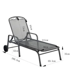 MWH Gartenliege Savoy, Ca. B81/H52/T187 Cm 9 MWH Gartenliege Savoy, Ca. B81/H52/T187 Cm -Garten Und Außenbereich 5312897 WE BG 001 MWHLiegeSavoy