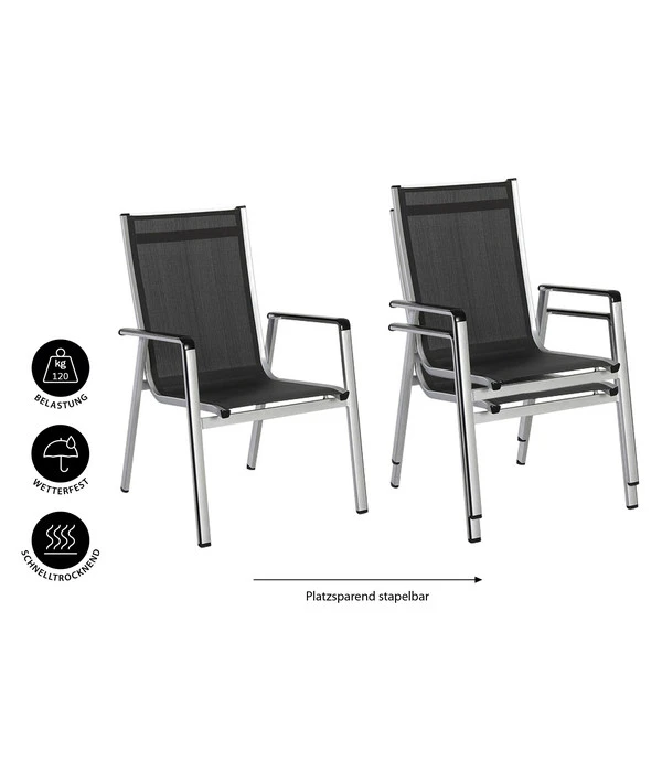 MWH Alu-Stapelsessel Elements 4 MWH Alu-Stapelsessel Elements – Bild 4