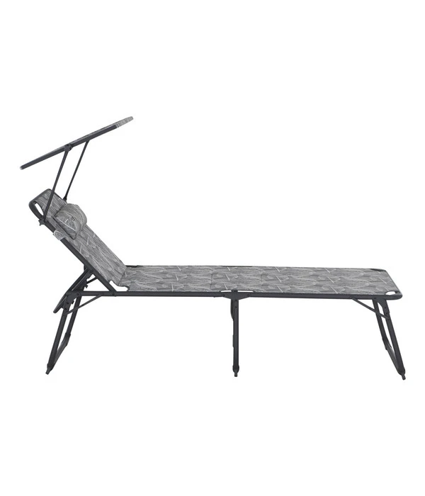 Siena Garden Campingliege Natura, Grau, Ca. B69/H43/T200 Cm 1 Siena Garden Campingliege Natura, Grau, Ca. B69/H43/T200 Cm