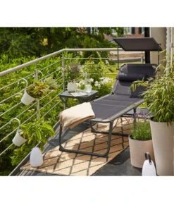 Siena Garden Campingliege Premium, Anthrazit, Ca. B69/H43/T200 Cm -Garten Und Außenbereich 6603047 WE MO 001 SienaGardenCampingliegePremiumAnthrazit