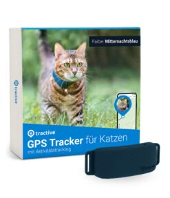 Tractive® Katzen-GPS Tracker, Blau, Ca. B2,9/T7,2 Cm