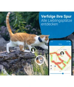 Tractive® Katzen-GPS Tracker, Blau, Ca. B2,9/T7,2 Cm -Garten Und Außenbereich 6613970 WE MO 003 tractiveGPSTrackerKatzeMidnightBlue
