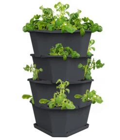 Gusta Garden Kartoffelturm Paul Potato Starter 4 Etagen, Ca. B44/H65/T44 Cm