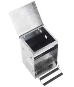 Flamingo Futterautomat Timo Mit Trittklappe, Silber -Garten Und Außenbereich 6633051 WE DE 002 FlaFutterautomatTimo