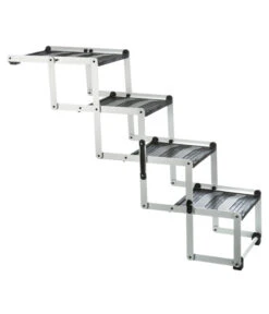 Trixie Falt-Treppe, Grau, Ca. B37/H60-70/T140-160 Cm