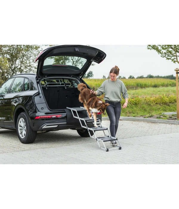 Trixie Falt-Treppe, Grau, Ca. B37/H60-70/T140-160 Cm 4 Trixie Falt-Treppe, Grau, Ca. B37/H60-70/T140-160 Cm – Bild 4