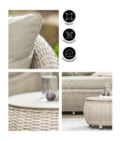 Dehner Lounge Bari, 2-teilig -Garten Und Außenbereich 6657381 WE IG 001 DehnerLoungeBari2teilig