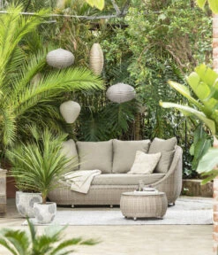 Dehner Lounge Bari, 2-teilig -Garten Und Außenbereich 6657381 WE MO 001 DehnerLoungesofaBari