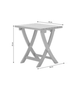 Dehner Klapphocker Stavanger, Ca. B45/H45/T42,6 Cm -Garten Und Außenbereich 6666515 WE BG 001 KlapphockerStavanger