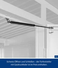 Hörmann Berry-Gerätehaus Classic-P Typ 2, Ca. B247,9/H232,3/T283,4 Cm -Garten Und Außenbereich 6669014 WE DE 002 HoermannMetallgeraetehaus