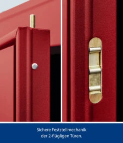 Hörmann Berry-Gerätehaus Classic-P Typ 2, Ca. B247,9/H232,3/T283,4 Cm -Garten Und Außenbereich 6669014 WE DE 006 HoermannMetallgeraetehaus