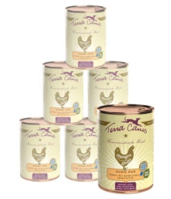 Terra Canis Nassfutter Für Hunde Fleisch Pur, 6 X 400 G