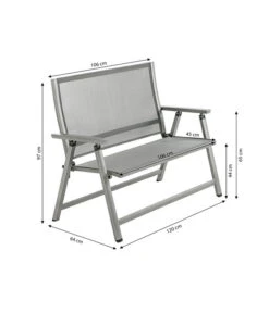 Dehner Klappbank Chicago, 2-Sitzer 16 Dehner Klappbank Chicago, 2-Sitzer -Garten Und Außenbereich 6701783 WE BG 001 KLAPPBANKCHICAGO