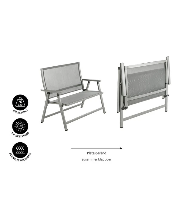 Dehner Klappbank Chicago, 2-Sitzer 7 Dehner Klappbank Chicago, 2-Sitzer – Bild 7