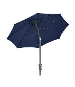 Dehner Sonnenschirm Vido, Rund, Ca. Ø150 Cm 10 Dehner Sonnenschirm Vido, Rund, Ca. Ø150 Cm -Garten Und Außenbereich 6702997 WE FS 003 SchirmVidoDunkelgrauNeu