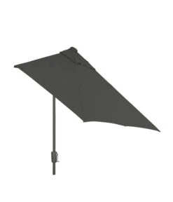 Dehner Balkonschirm Chios, Rechteckig, Ca. B210/T130 Cm -Garten Und Außenbereich 6703243 WE FS 003 BalkonschirmChiosDunkelgrauNeu