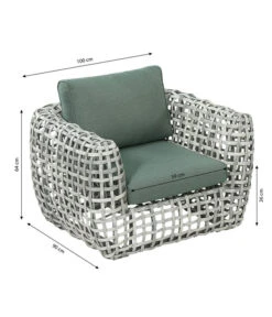 Dehner Flechtlounge Bali, 4-teilig -Garten Und Außenbereich 6705305 6705321 WE BG 001 LoungeBaliSesselFinal