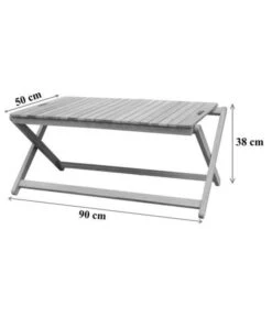Dehner Tablett-Tisch Macao, Ca. B90/H38/T50 Cm -Garten Und Außenbereich 6713556 WE FS 002 TabletttischMacaoSkizze
