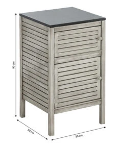 Dehner Schrank Southampton, Ca B50/H90/T50 Cm -Garten Und Außenbereich 6713663 WE BG 001 SchrankSouthampton50Grau