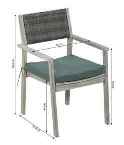 Dehner Stapelstuhl Stockholm -Garten Und Außenbereich 6713820 WE BG 001 StapelstuhlStockholm