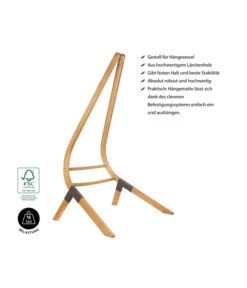 La Siesta Hängesesselgestell Calma Nature -Garten Und Außenbereich 6743306 WE IG 001 HMStaenderCalmaNature