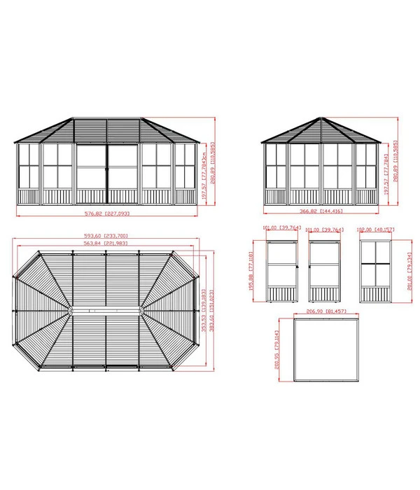 Sojag Pavillon Charleston 2 Sojag Pavillon Charleston – Bild 2