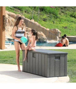 Lifetime Kissenbox Harmony, 570 L -Garten Und Außenbereich 6752950 WE MO 003 Kissenbox570LDunkelgrau