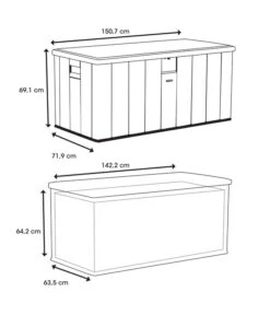 Lifetime Kissenbox Harmony, 570 L -Garten Und Außenbereich 6752968 WE FS 004 Kissenbox570LSand