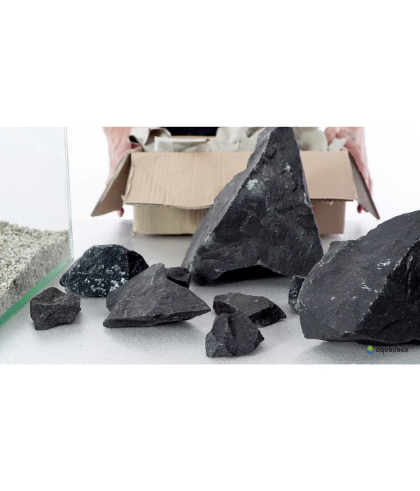 Aquadeco Aquariumdeko Set Schwarzer Felsen 3 Aquadeco Aquariumdeko Set Schwarzer Felsen – Bild 3