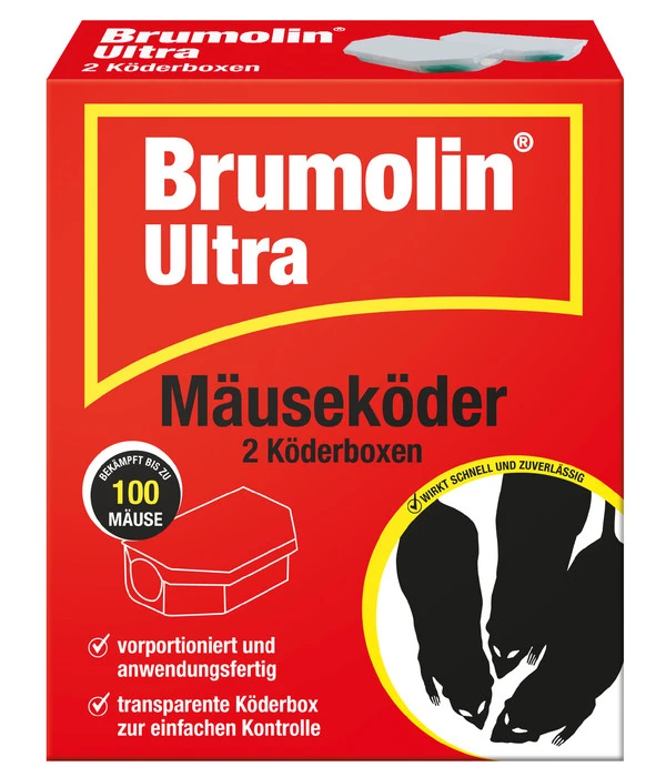 Brumolin Ultra Mäuseköder, 2er-Set 1 Brumolin Ultra Mäuseköder, 2er-Set