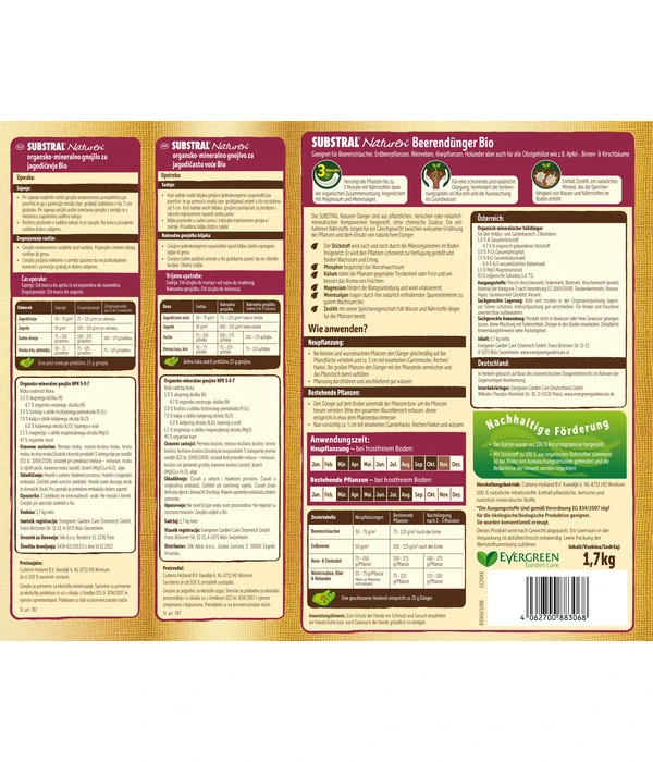 Substral® Naturen® Beerendünger, 1,7 Kg 2 Substral® Naturen® Beerendünger, 1,7 Kg – Bild 2