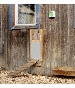 KERBL Hühnerstallzubehör Automatische Hühnertür Komplett-Set -Garten Und Außenbereich 6829923 WE M 001 KerblSetAutomatischeHuehnertuermitTuer220x330mm