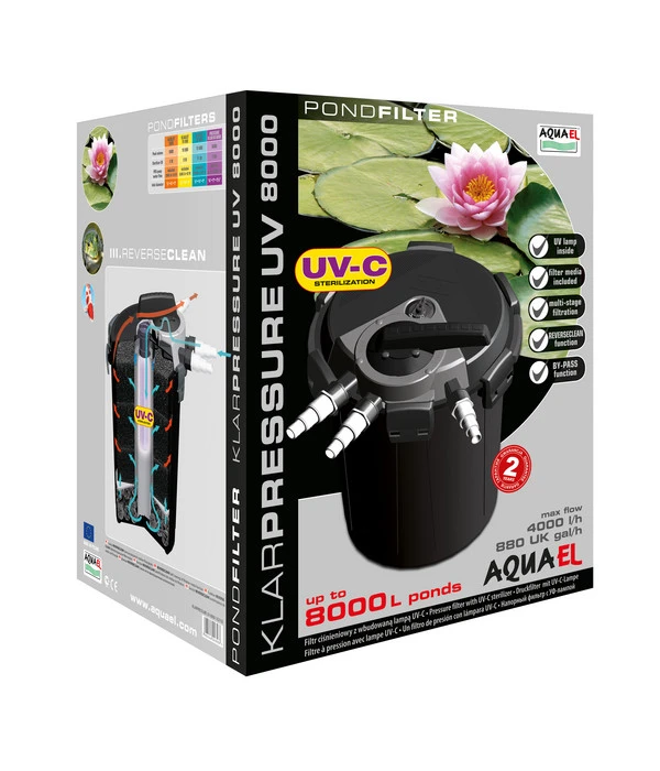 AQUAEL Teichfilter Klarpressure UV 8000