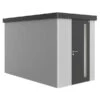 Biohort Gerätehaus Neo 4A, Silber/dunkelgrau