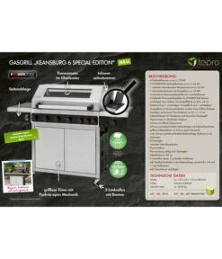 Tepro Gasgrill Keansburg 6 Special Edition -Garten Und Außenbereich 6896302 WE DE 001 Keansburg6SE
