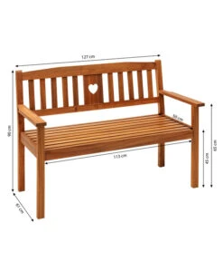 Dehner Bank Heart -Garten Und Außenbereich 6897763 WE BG 001 2SitzerBankHeart