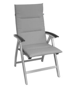 KETTtex Hochlehnerpolster Lindos Hellgrau, Ca. B120/H4/T50 Cm -Garten Und Außenbereich 6907125 WE DE 004 KETTtexHochlehnerpolsterLindosHellgrau