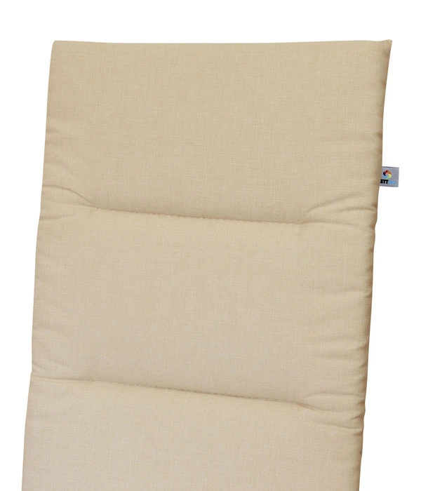 KETTtex Hochlehnerpolster Lindos Beige, Ca. B120/H4/T50 Cm 3 KETTtex Hochlehnerpolster Lindos Beige, Ca. B120/H4/T50 Cm – Bild 3