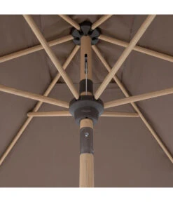 Doppler Sonnenschirm Aluwood Ultra, Rechteckig, Ca. B210/T140 Cm -Garten Und Außenbereich 6910426 WE DE 003 AluWoodAutoTiltUltra210x140Greige