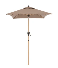 Doppler Sonnenschirm Aluwood Ultra, Rechteckig, Ca. B210/T140 Cm -Garten Und Außenbereich 6910426 WE FS 003 AluWoodAutoTiltUltra210x140Greige