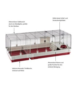 Ferplast Nagerheim Krolik 140, Ca. B142/H50/T60 Cm 17 Ferplast Nagerheim Krolik 140, Ca. B142/H50/T60 Cm -Garten Und Außenbereich 6953186 WE IG 003 FerplastNagerKKrolik140