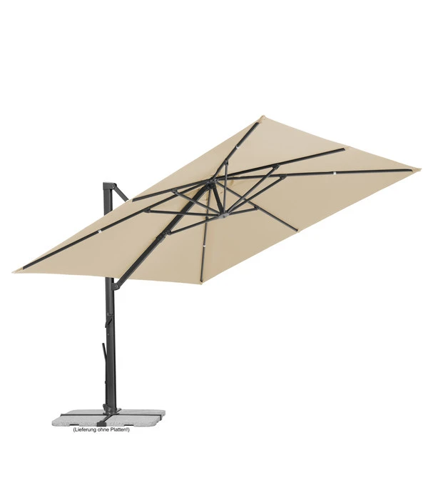 Schneider Ampelschirm Rhodos Smart, Quadratisch, Ca. B300/T300 Cm 3 Schneider Ampelschirm Rhodos Smart, Quadratisch, Ca. B300/T300 Cm – Bild 3