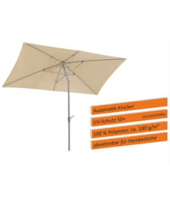 Schneider Sonnenschirm Porto, Rechteckig, Ca. B300/T200 Cm -Garten Und Außenbereich 6953582 WE IG 001 SchneiderSonnenschirmPorto300x200natur